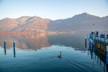 Awesome Iseo lake panorama