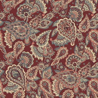 Paisley pürüzsüz desen
