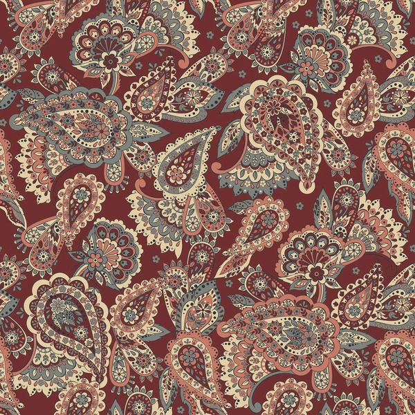 Modèle sans couture Paisley — Image vectorielle