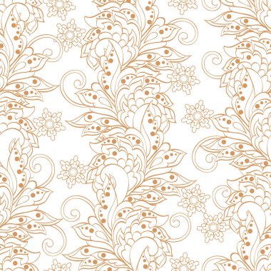 Hint batik tarzında Vintage desen.