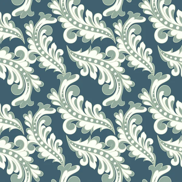 Naadloze floral vintage achtergrond — Stockvector