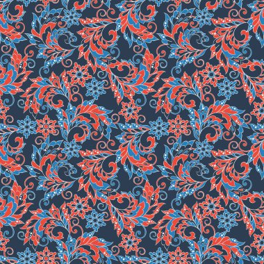 Çiçeksiz desen. vektör arkaplanı