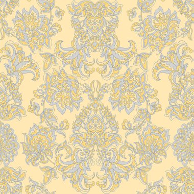 Elegance seamless modeli çiçekli.