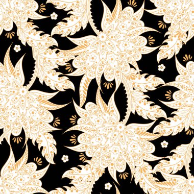 Çiçeksiz desen. vektör arkaplanı