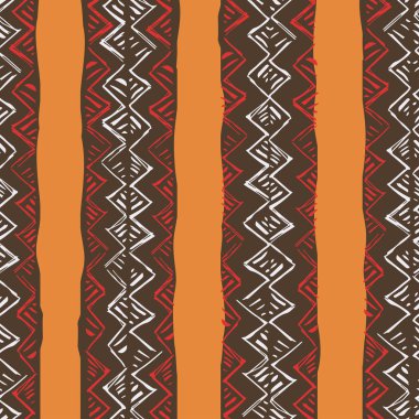 El çizimi vektör modeli. dikkatsiz etnik süs