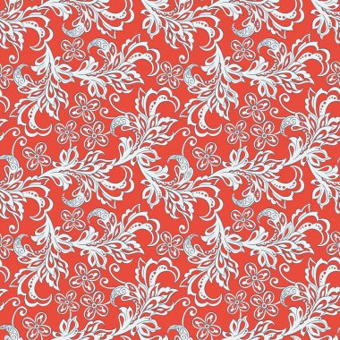 Vintage çiçek seamles desen