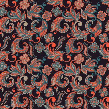 Çiçeksiz desen. vektör arkaplanı