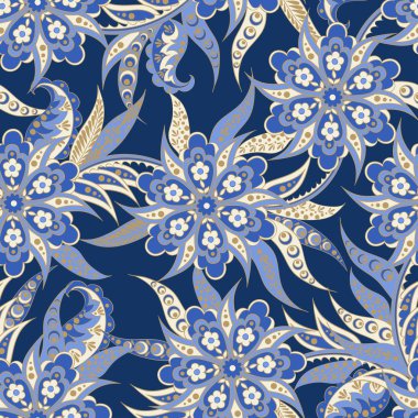 Çiçeksiz desen. vektör arkaplanı