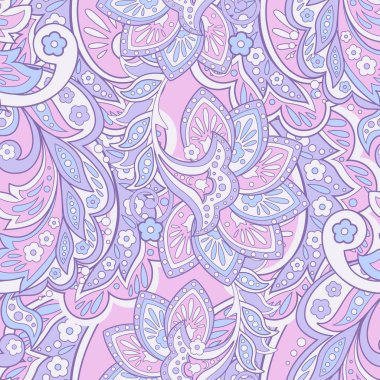 Elegance Dikişsiz desen Etnik çiçekli