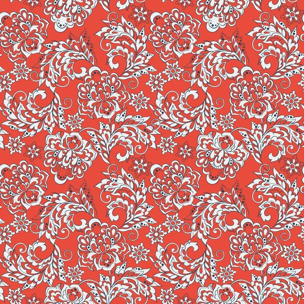 Elegance Dikişsiz desen Etnik çiçekli