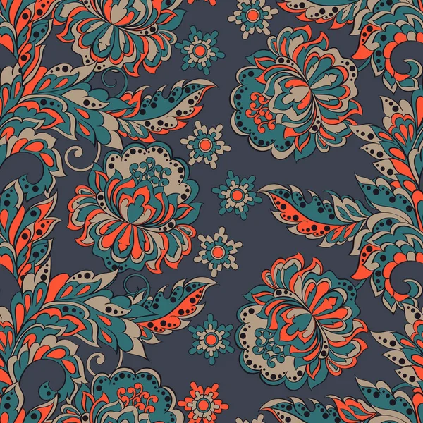 Folklorik Batik vektör süsü. Etnik Çiçeksiz desen.