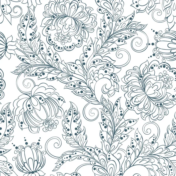 çiçekler Farsça tarzı ile Seamless Modeli.