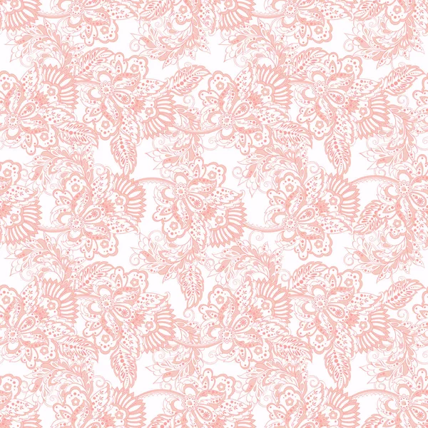 Çiçek desenli etnik çiçekli. Vektör sorunsuz