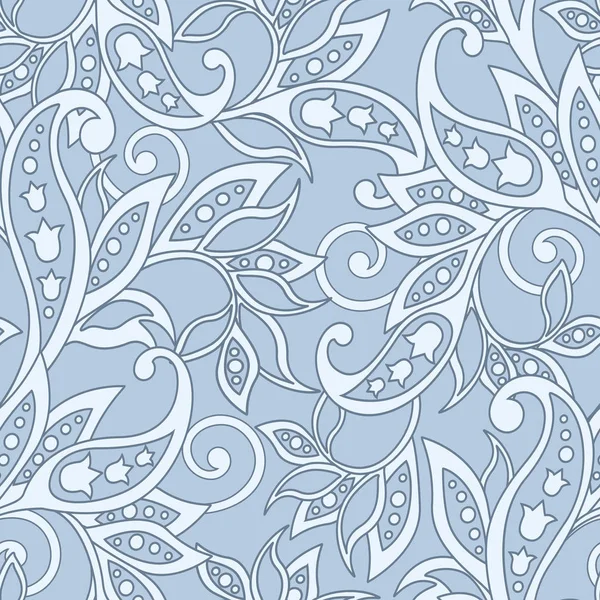 Style baroque motif floral. Fond vectoriel sans couture. — Image vectorielle