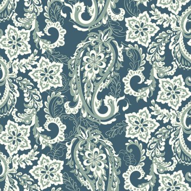 Vintage artalanla çiçek desenli ornamen