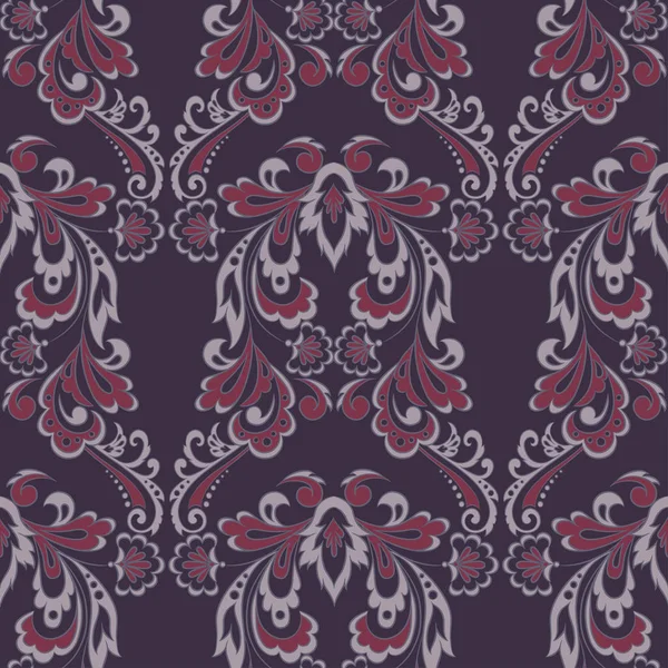 Nahtlose Florale Vintage Hintergrund Vektor Hintergrund Für Textildesign Tapete Hintergrund — Stockvektor