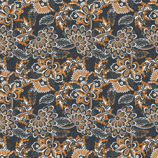 Motif floral sans couture. fond vectoriel — Image vectorielle