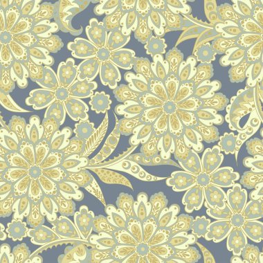 Çiçeksiz desen. vektör arkaplanı