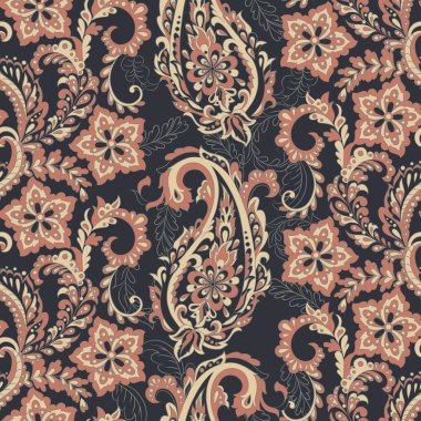 Vintage artalanla çiçek desenli süsleme.