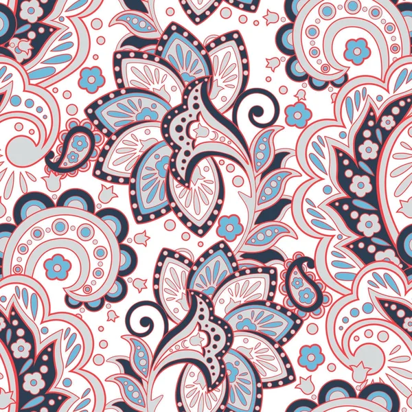 Hint batik tarzı çiçekli Vintage desen.