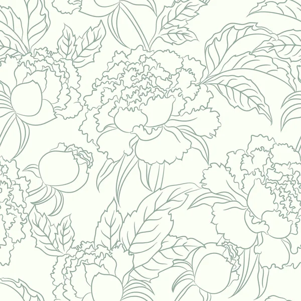 Şakayık seamless modeli.