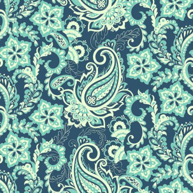 Folklorik Batik vektör süsleme.