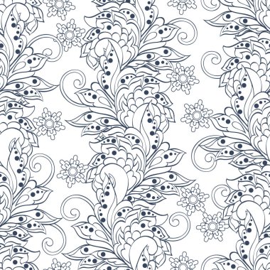 Hint batik tarzında Vintage desen