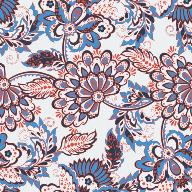 Hint batik tarzında Vintage desen