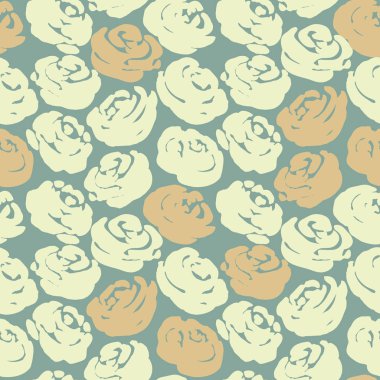 Gül desenli. vektör illüstrasyonu