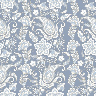 Hint tarzı sorunsuz Paisley desende. 