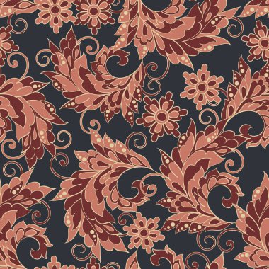 Klasik çiçeksiz dikdörtgen vektör deseni