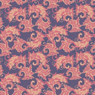 çiçek seamless modeli. Vektör çiçek Çizim 