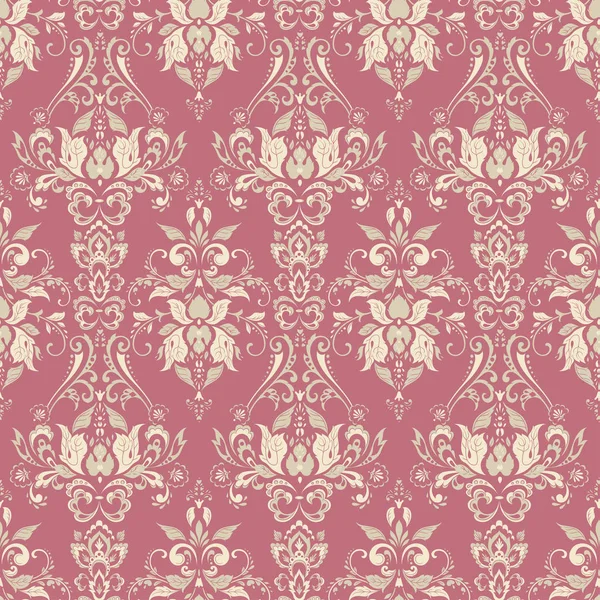 Vecteur motif floral baroque. ornement floral classique. — Image vectorielle