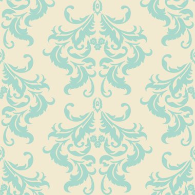 Çiçeksiz desenli kumaş. Vintage vektör arkaplanı