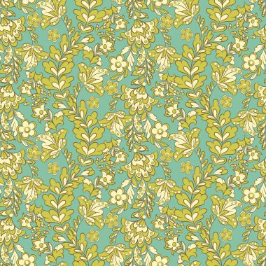 Sevimli çiçek desenli. Çiçek vektör dokusu