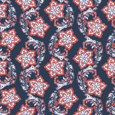 Çizgisiz çiçek arkaplanı. Duvar kağıdı vektör illüstrasyonu