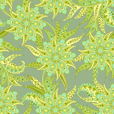 Çiçeksiz desen. vektör arkaplanı