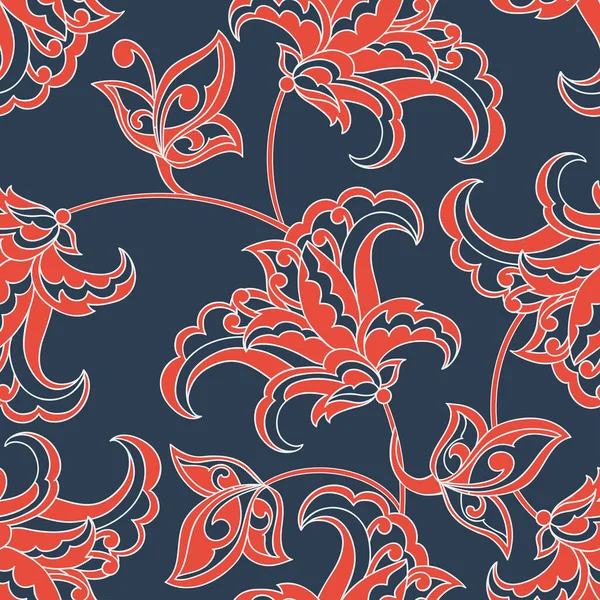 Vector floral vintage fondo — Vector de stock