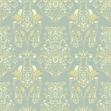 Çiçekli eski duvar kâğıdı. Vektörsüz arkaplan