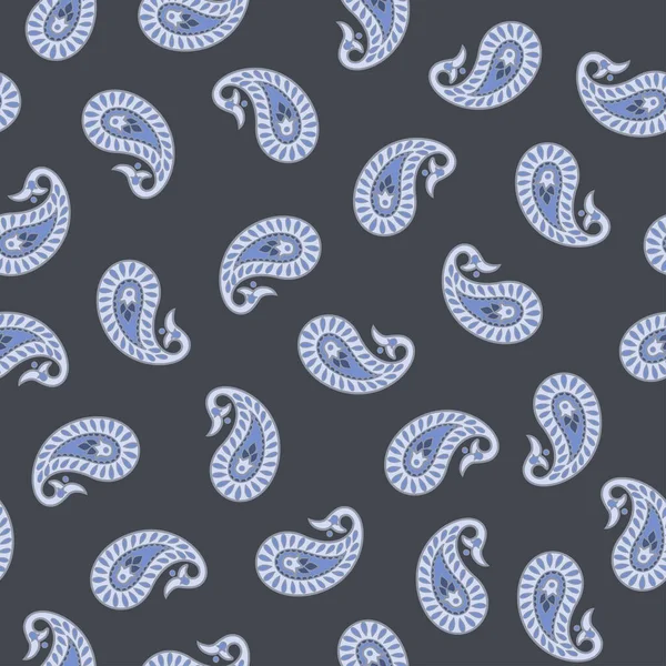 Paisley Floral Oriental Ethnique Pattern Ornement Arabe Sans Couture Motif — Image vectorielle