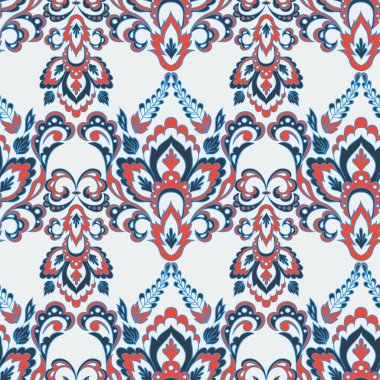 Çiçek bağcıklı arka plan. kusursuz vektör duvar kağıdı