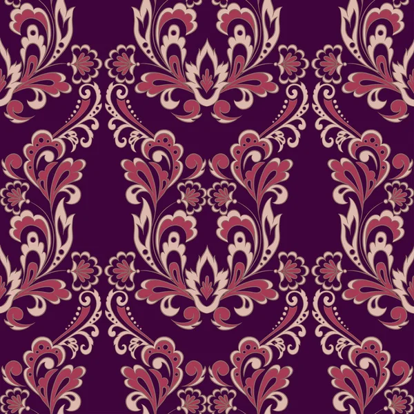 Fondo Floral Vintage Sin Costuras Fondo Vectorial Para Diseño Textil — Vector de stock