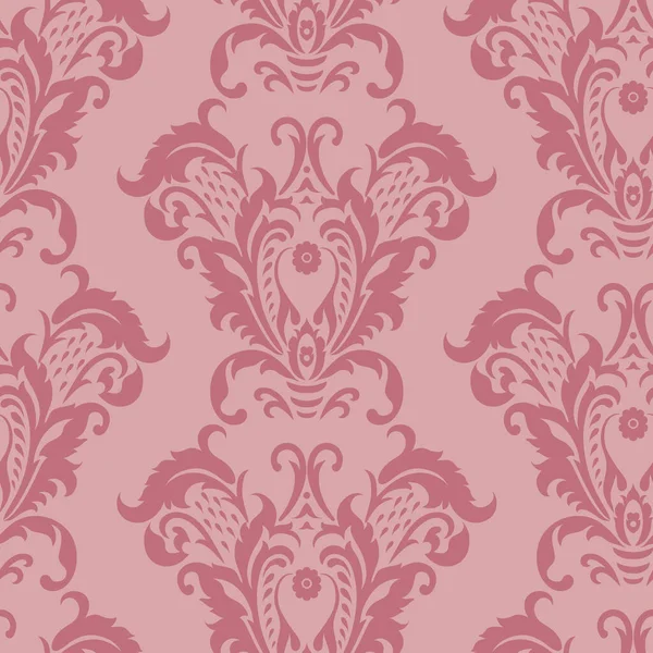 Patrón Floral Vintage Vectorial Adorno Floral Clásico Textura Floral Para — Vector de stock