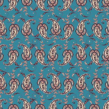 Çiçek desenli, dikişsiz vektör deseni.