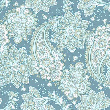 Hint batik tarzında eski desenli desenler. Çiçek vektör arkaplanı