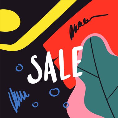 İndirim, tasarım illüstrasyonu