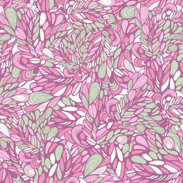 Абстрактный бесшовный рисунок весенних цветов — стоковый вектор