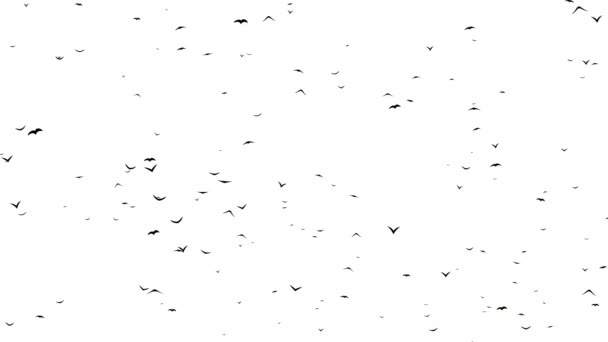 Un troupeau d'oiseaux volants forme un visage fantôme. Masque de cri formé par les oiseaux .