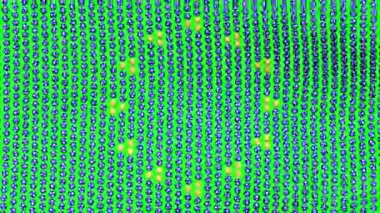 Avrupa Birliği, yeşil bir ekran üzerinde Rüzgar içinde çırpınan birçok futbol topları oluşan bayrağı. Kesintisiz döngü video.