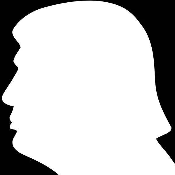 Februry 5, 2017. us präsident donald trump linkes profil — Stockfoto